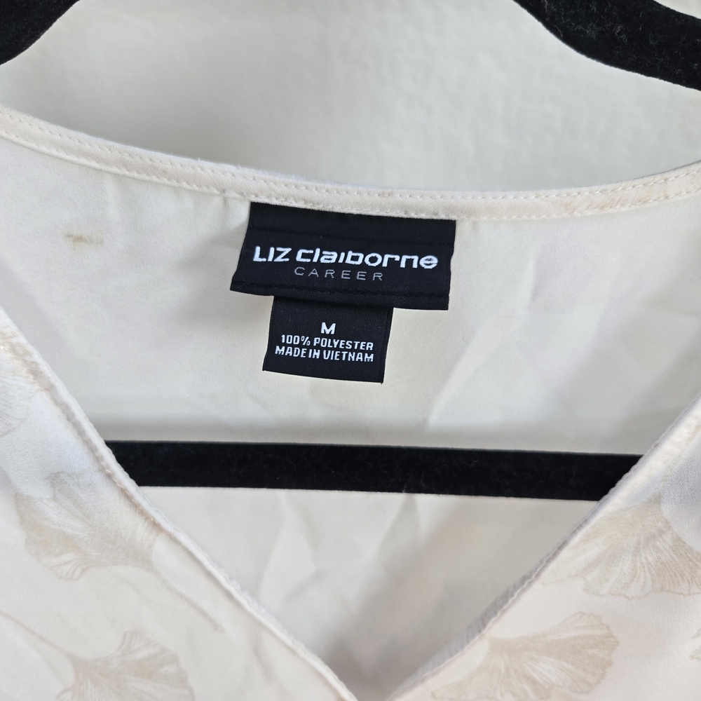 Liz Claiborne Cream Blouse